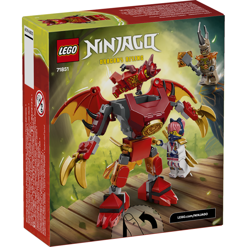 Lego ninjago - pack de batalla mech dragón de kai