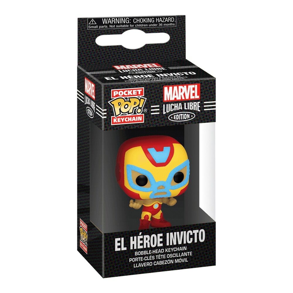 Funko pop! keychain marvel: lucha libre - el héroe invicto