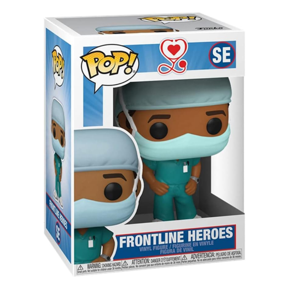 Funko pop! heroes - front line workers enfermero / médico 2