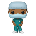 Funko pop! heroes - front line workers enfermero / médico 2