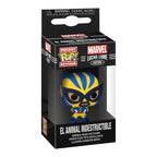 Funko pocket pop! keychain marvel: lucha libre - el animal indestructible