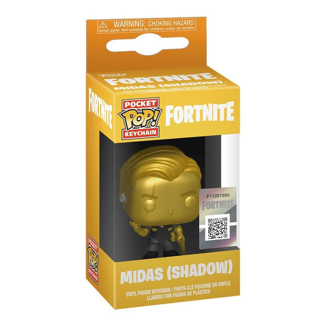 Funko pocket pop! keychain fortnite  midas (metálico) Main Image