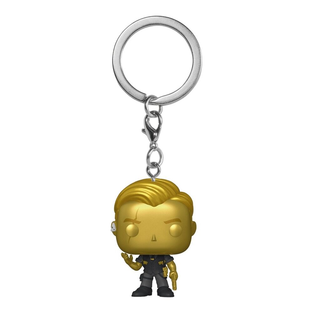 Unko pocket pop! keychain fortnite  midas (metálico)