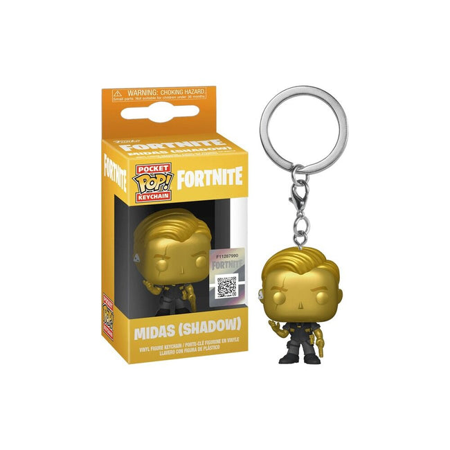 Funko pocket pop! keychain fortnite  midas (metálico) Hover Image