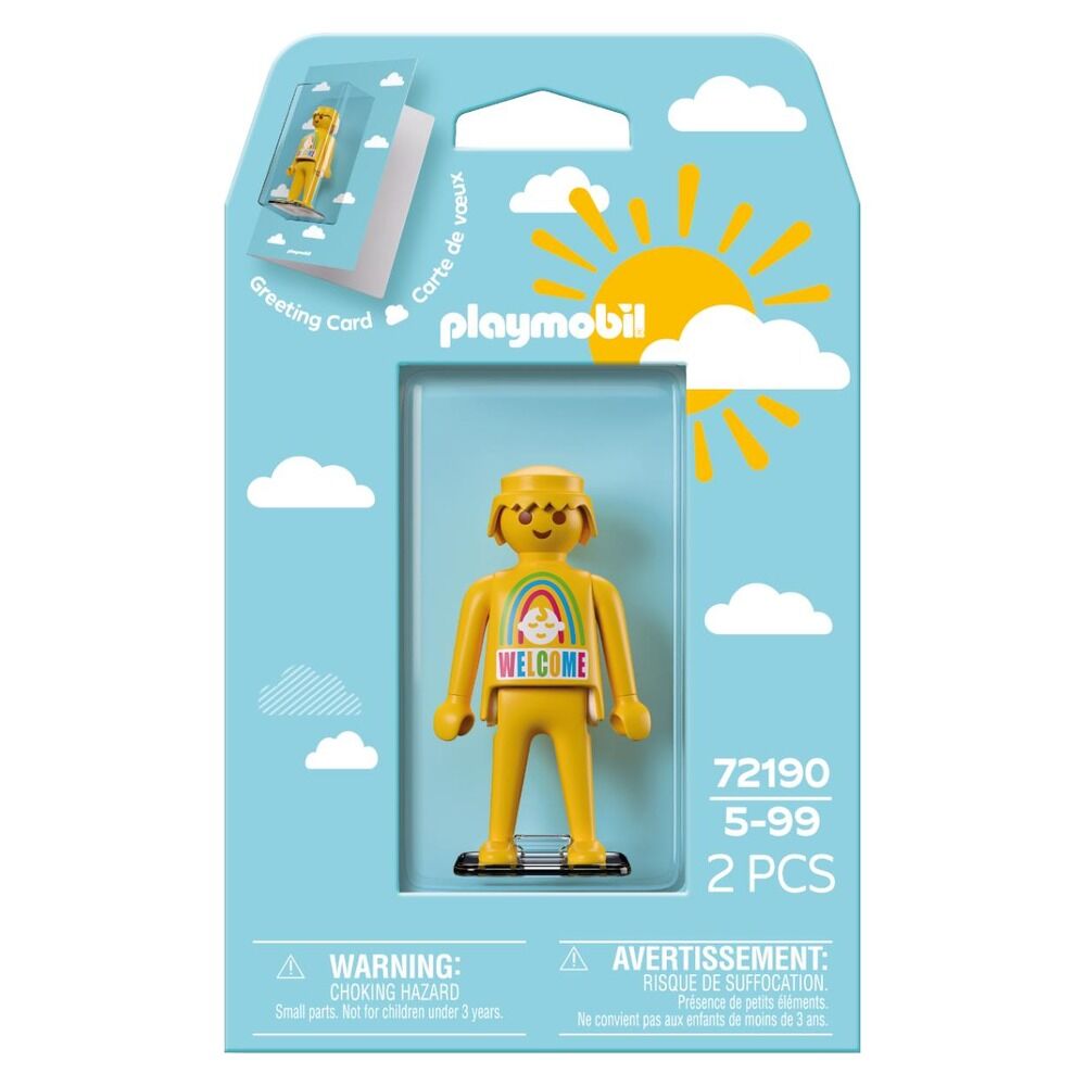 Playmobil - tarjeta de felicitación: nacimiento
