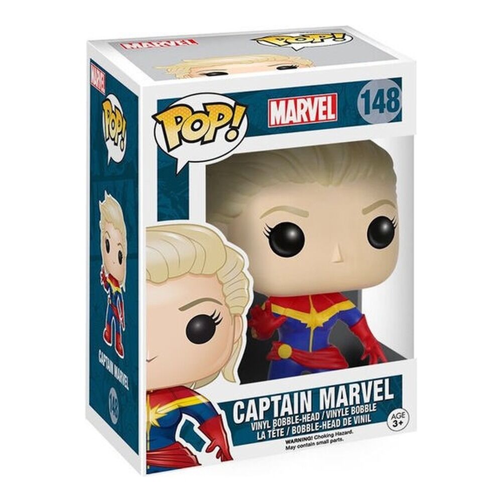 Funko pop! marvel - capitana marvel sin máscara
