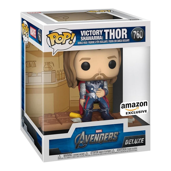 Funko pop! deluxe marvel: los vengadores - thor comiendo shawarma exclusivo Main Image