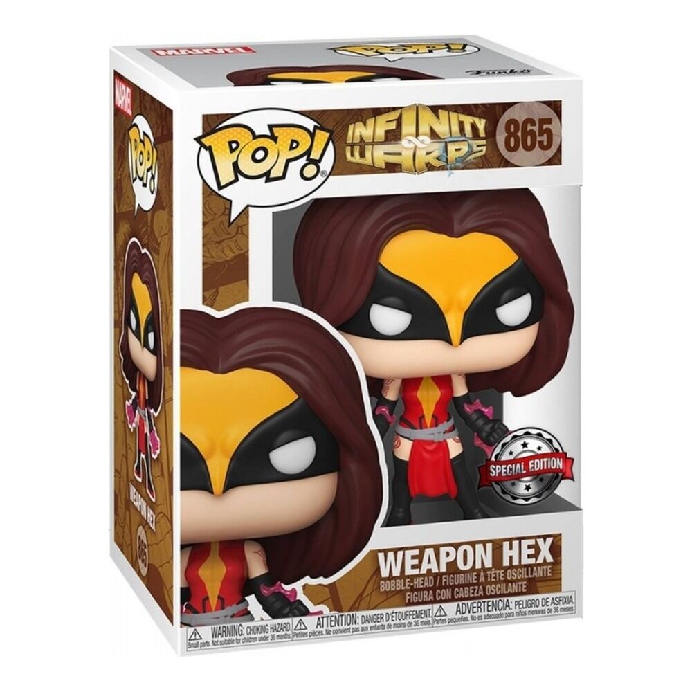 Funko pop! marvel infinity warps - weapon hex exclusivo