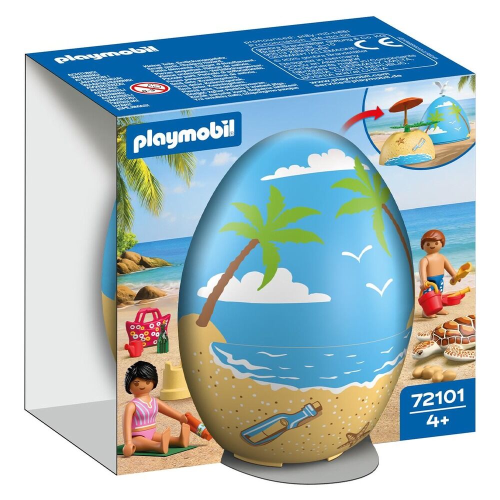 Playmobil - play egg: vacaciones en la playa