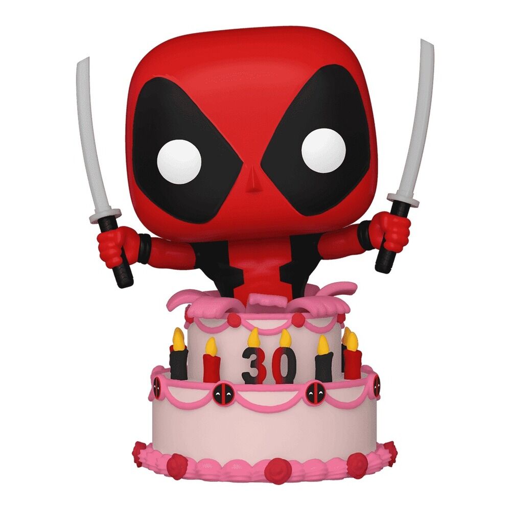 Funko pop! marvel deadpool - deadpool en tarta