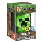 Funko pocket pop! minecraft creeper (glow in the dark) special edition + camiseta infantil talla xl (11-12 aos)