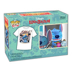 Funko pop! disney lilo y stitch - stitch con ukelele (flocked) special edition + camiseta talla m