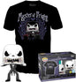 Funko pop! tees & vinyl disney pesadilla antes de navidad - jack skellington (glow in the dark) - camiseta talla m