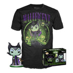 Funko pop! tees & vinyl disney - maléfica (diamond glitter) - camiseta talla m