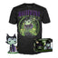 Funko pop! tees & vinyl disney - maléfica (diamond glitter) - camiseta talla m