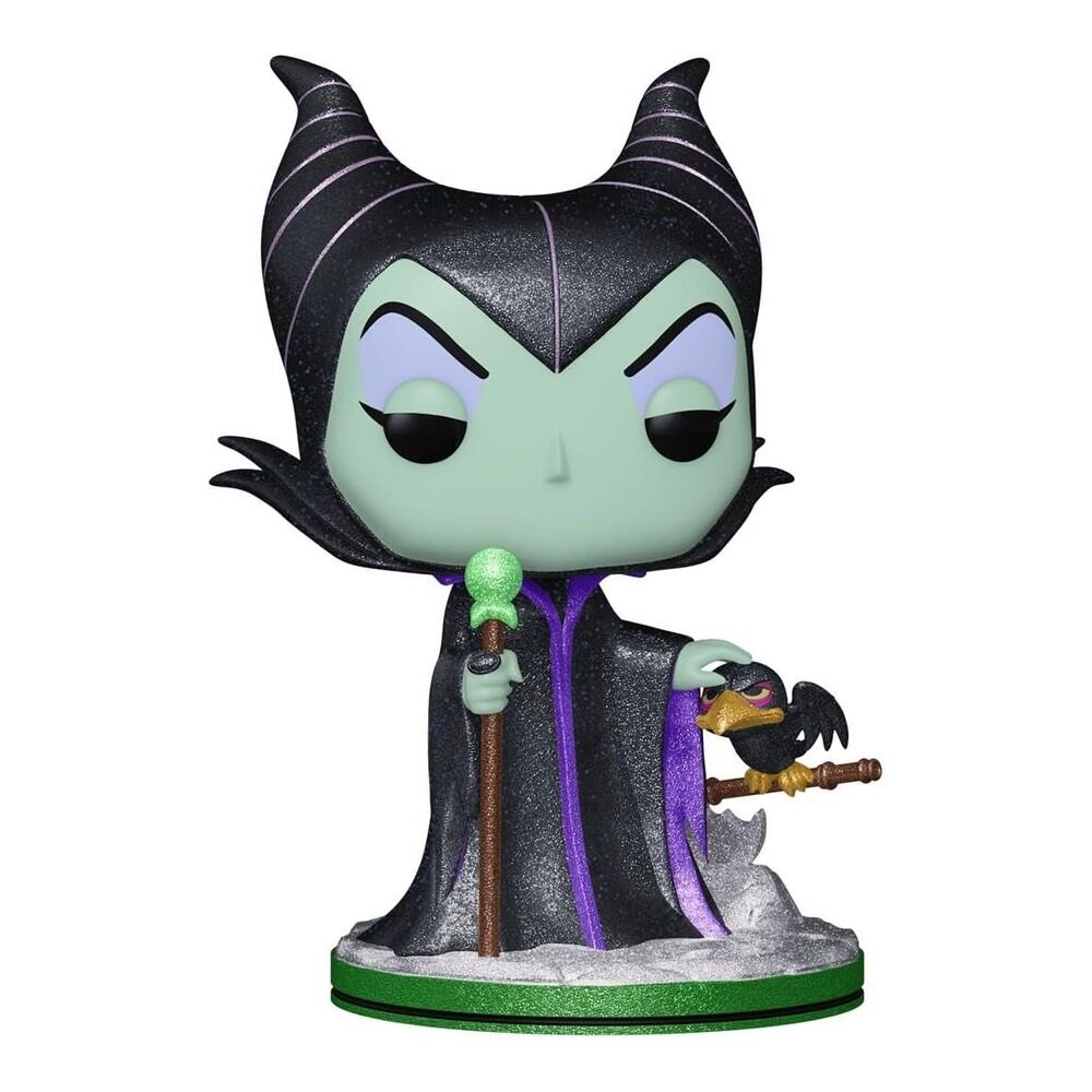 Funko pop! tees & vinyl disney - maléfica (diamond glitter) - camiseta talla m