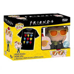 Funko pop! tees & vinyl friends - mónica con pavo (special edition) + camiseta talla xl