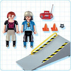 Playmobil skaters con rampa