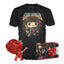 Funko pop! tees & vinyl stranger things - eddie cazador con guitarra (special edition) + camiseta talla m