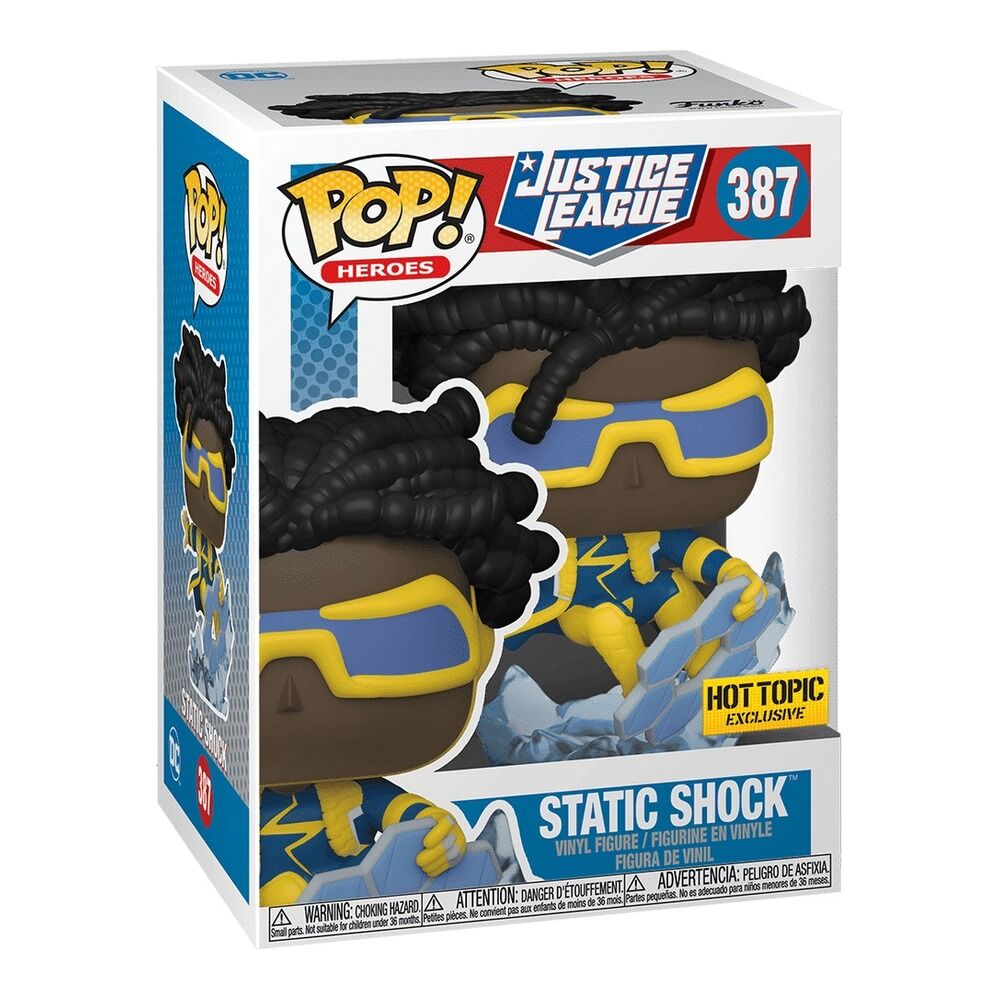Funko pop! dc liga de la justicia - static shock exclusivo