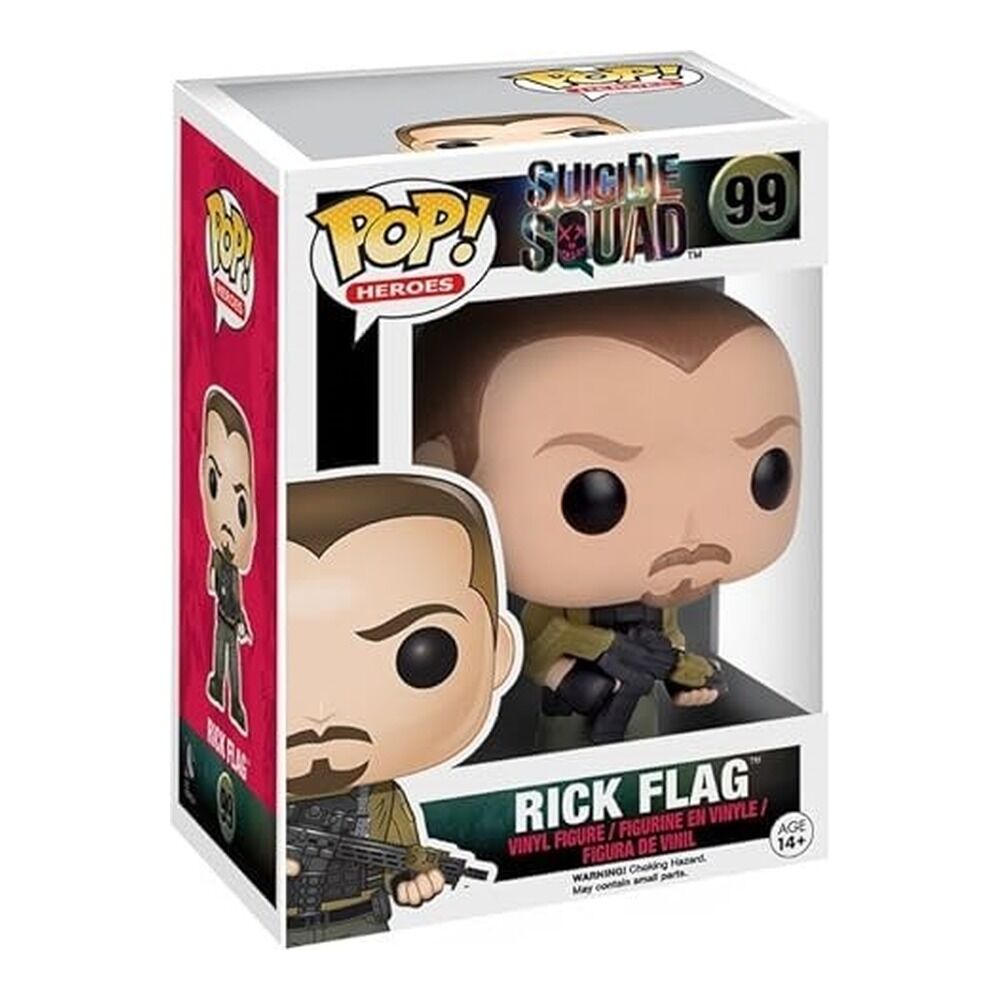 Funko pop! dc - escuadrón suicidad - rick flag