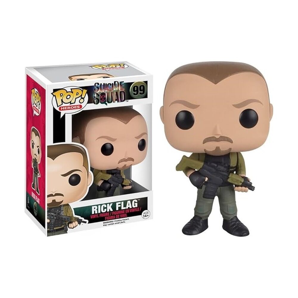 Funko pop! dc - escuadrón suicidad - rick flag