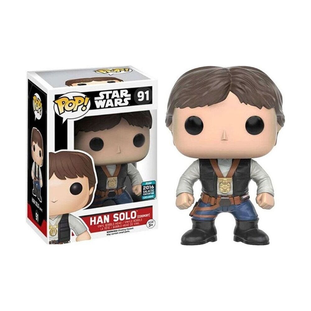 Funko pop! star wars - han solo ceremonia