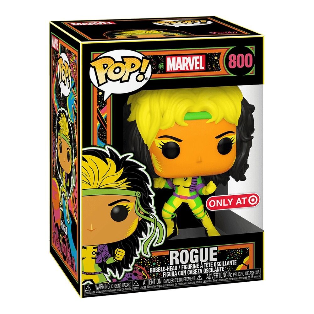 Funko pop! marvel: black light - pícara exclusivo
