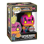 Funko pop! marvel: black light - capitana marvel exclusivo