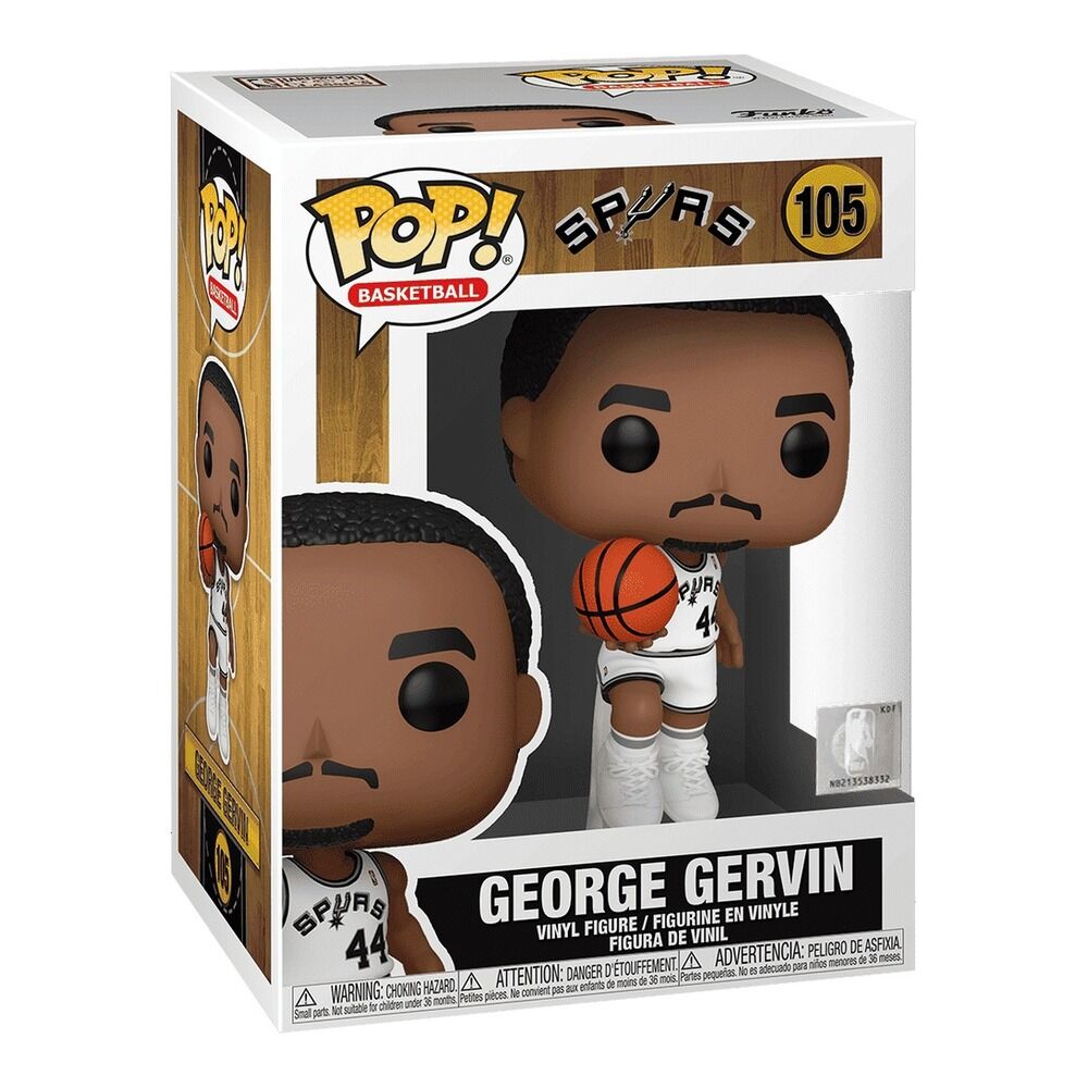 Funko pop! nba: legends - george gervin - (spurs home)
