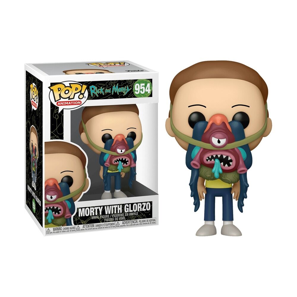 Funko pop! rick & morty - morty con glorzo