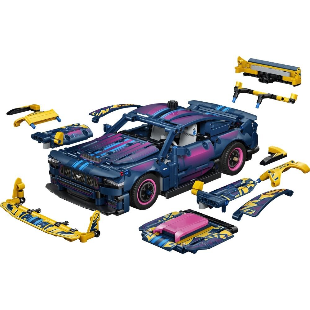 Lego technic - taller de tuning: coche ford mustang gt