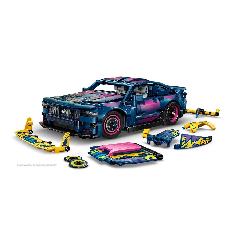Lego technic - taller de tuning: coche ford mustang gt