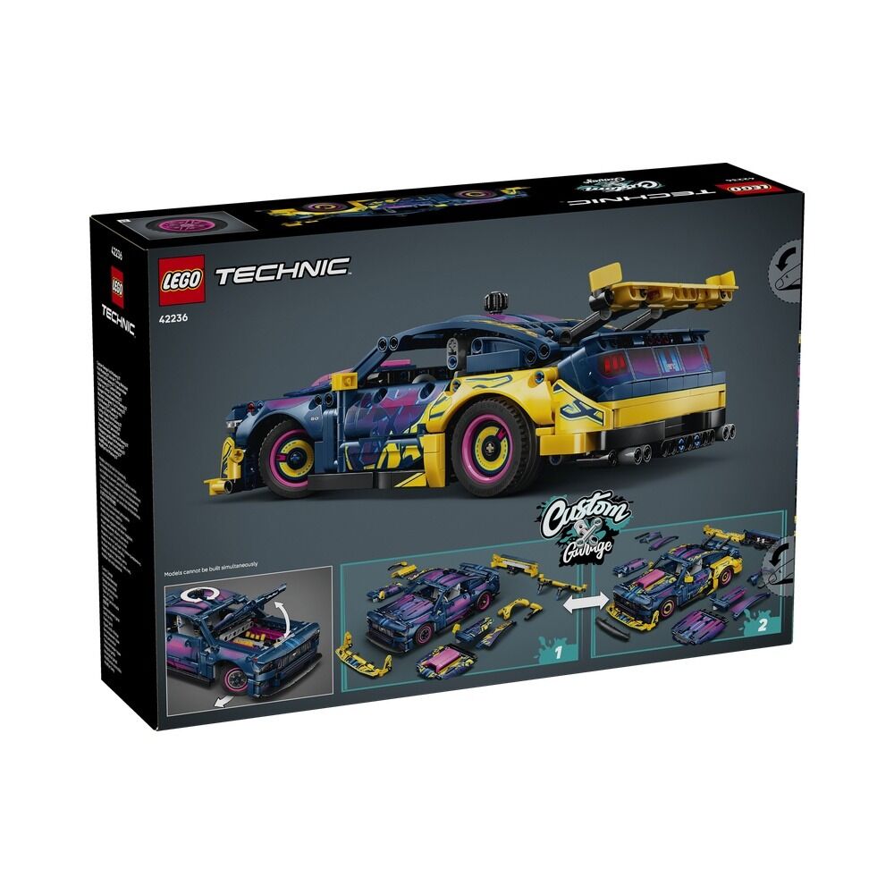 Lego technic - taller de tuning: coche ford mustang gt