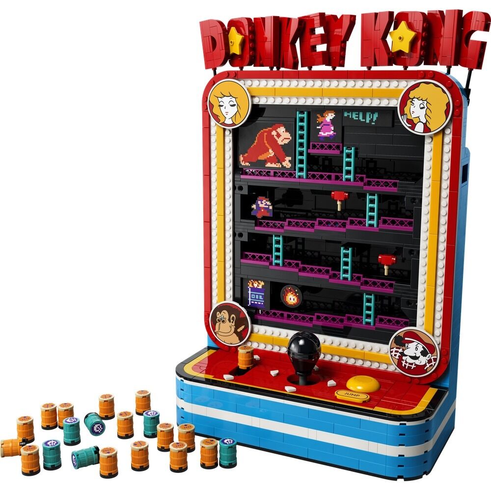 Lego super mario - máquina recreativa de donkey kong