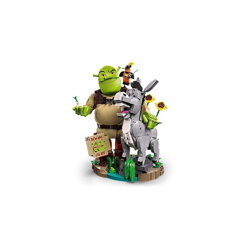 Lego shrek - shrek, asno y gato con botas