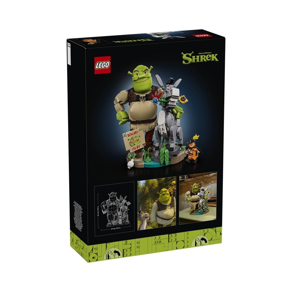 Lego shrek - shrek, asno y gato con botas