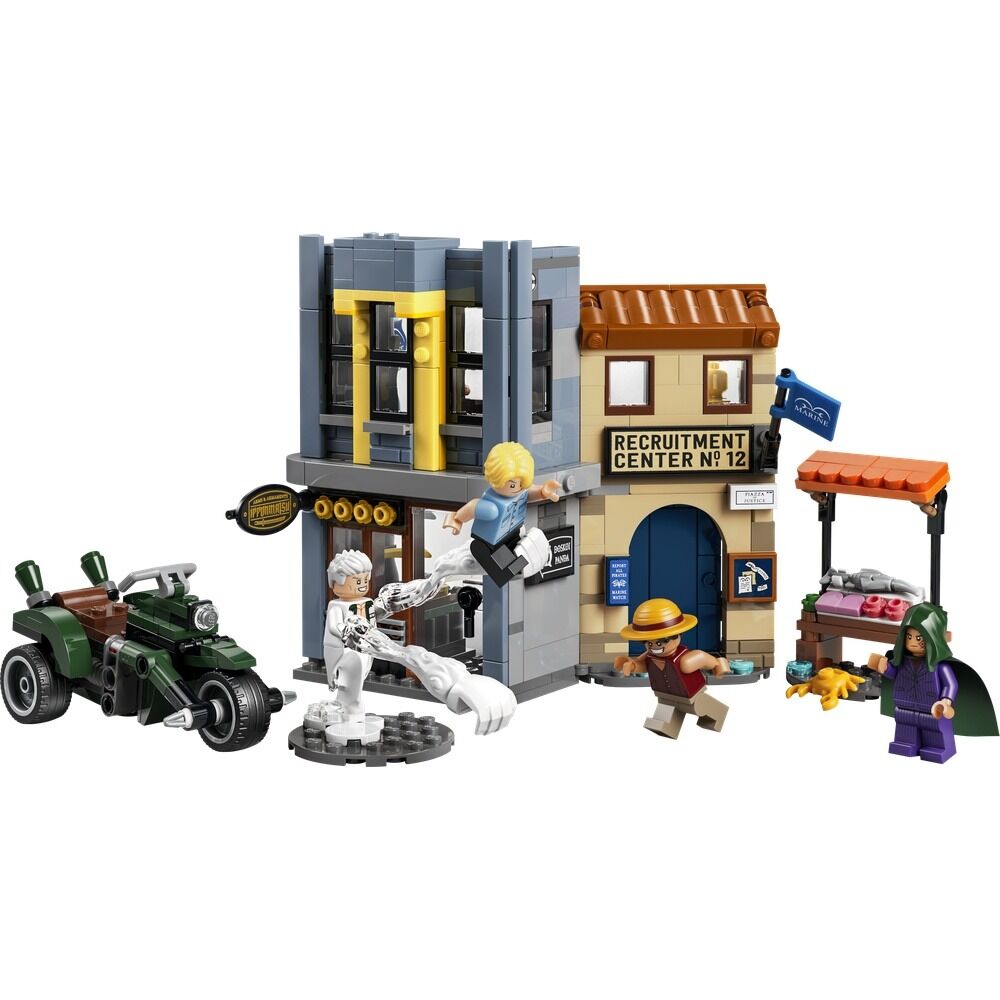 Lego one piece - duelo contra el capitán smoker