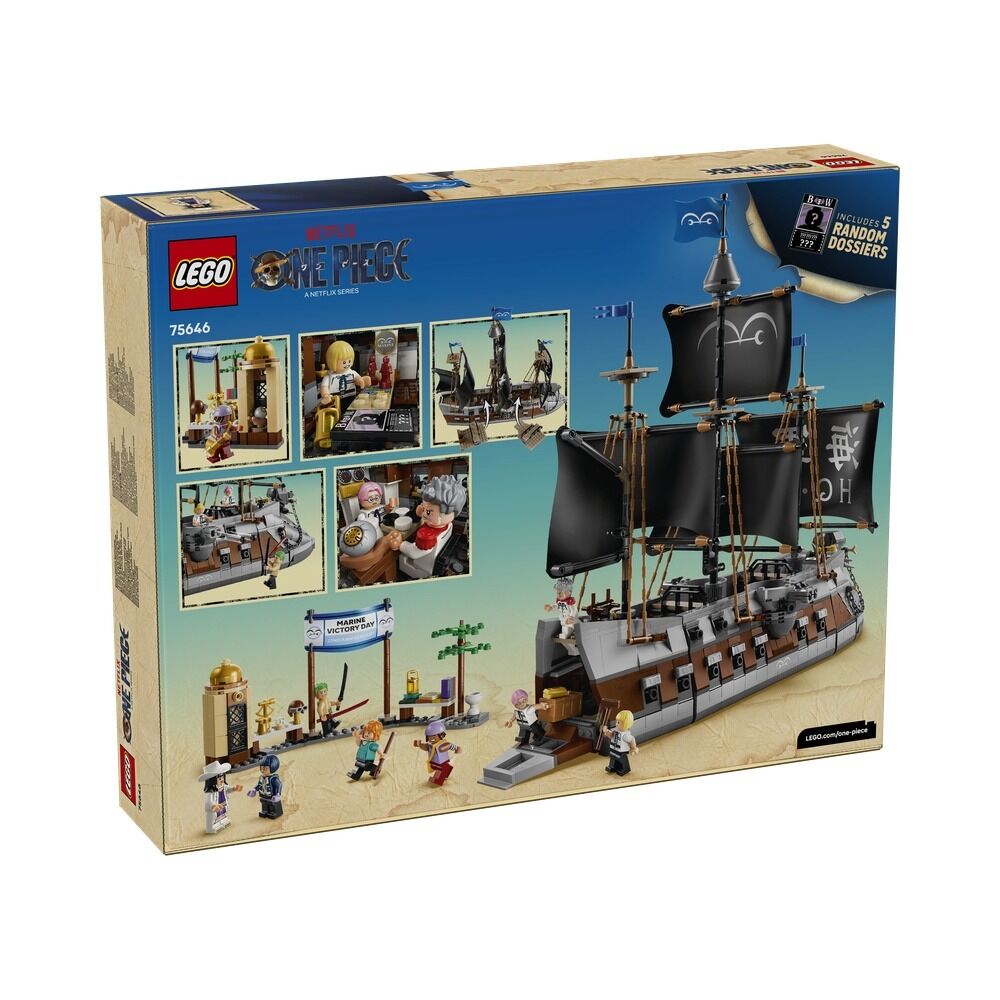 Lego one piece - barco de la marina de garp