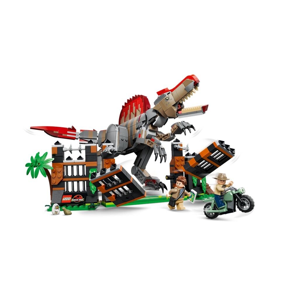 Lego jurassic world - huida del dinosaurio spinosaurus