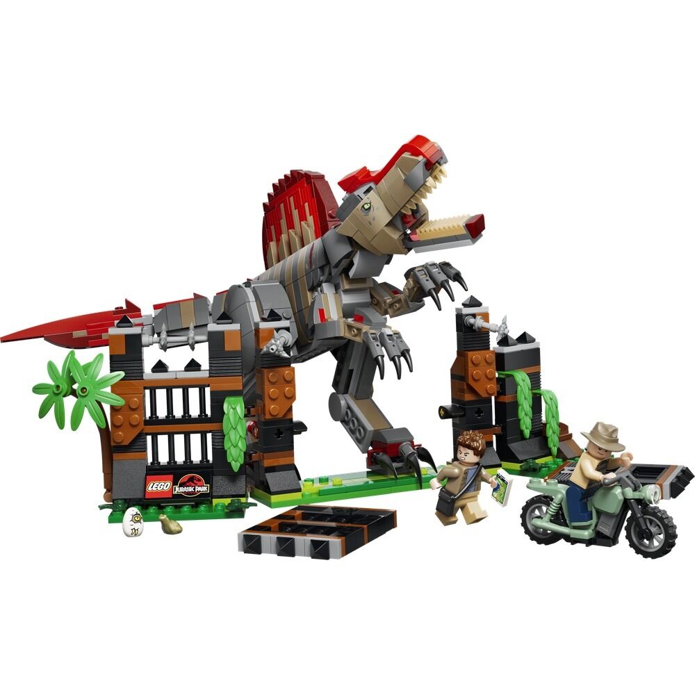 Lego jurassic world - huida del dinosaurio spinosaurus