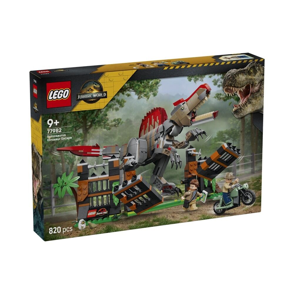 Lego jurassic world - huida del dinosaurio spinosaurus
