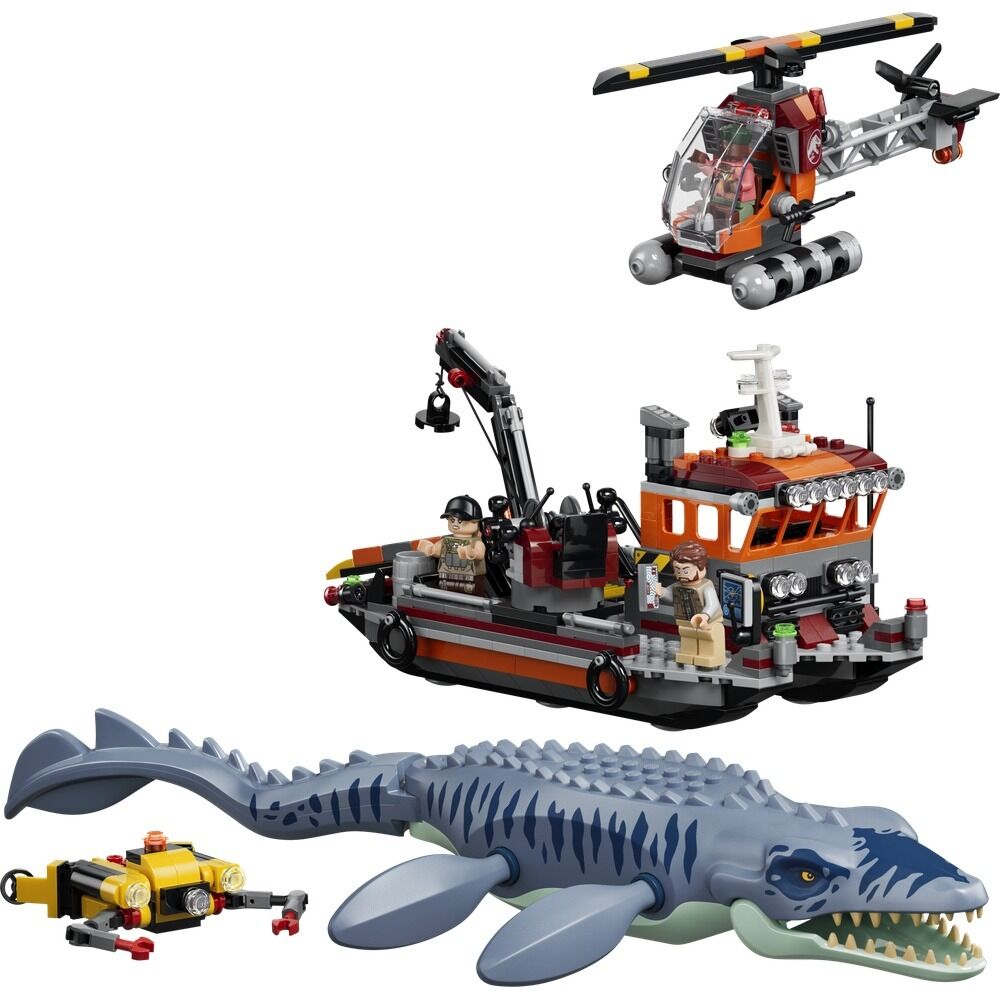 Lego jurassic world - ataque del dinosaurio marino mosasaurus