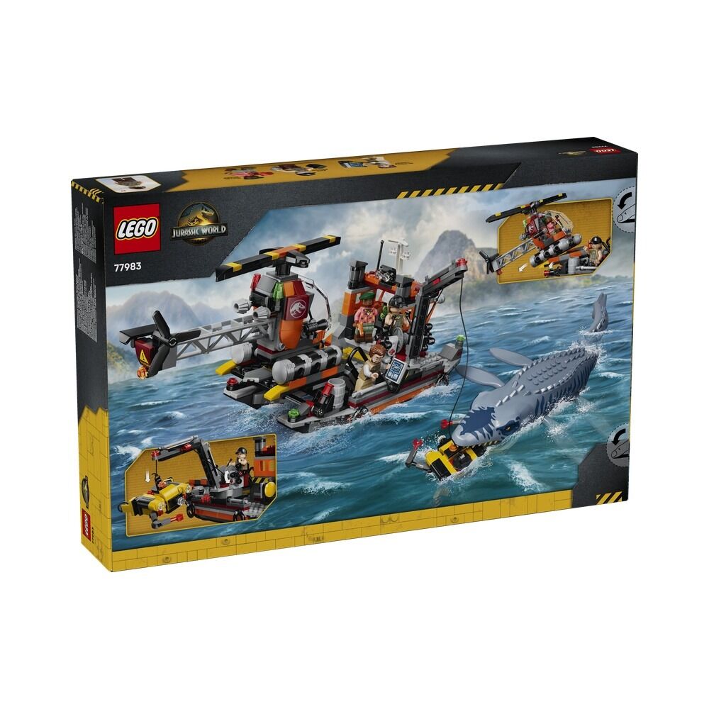 Lego jurassic world - ataque del dinosaurio marino mosasaurus