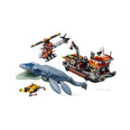 Lego jurassic world - ataque del dinosaurio marino mosasaurus