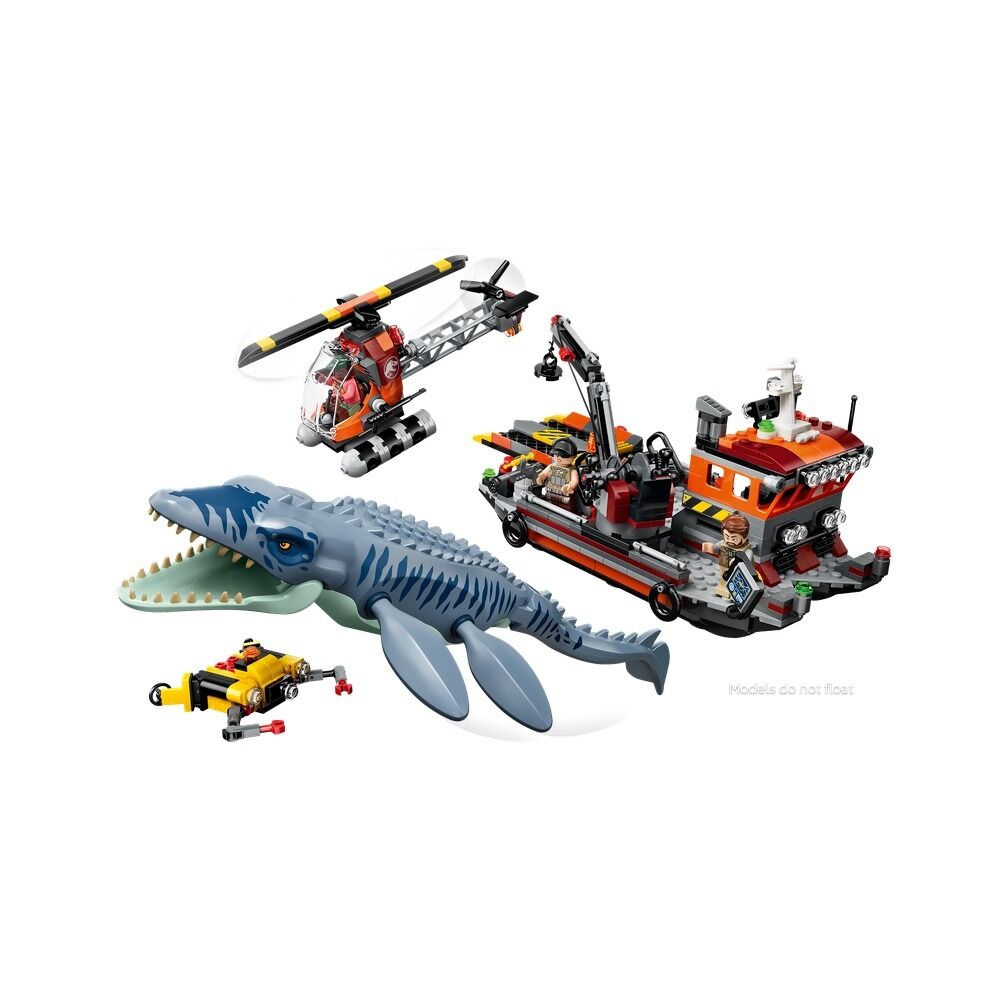 Lego jurassic world - ataque del dinosaurio marino mosasaurus