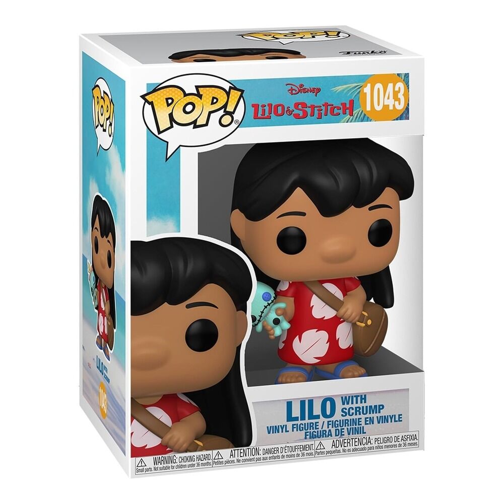 Funko pop! disney lilo & stitch - lilo con scrump