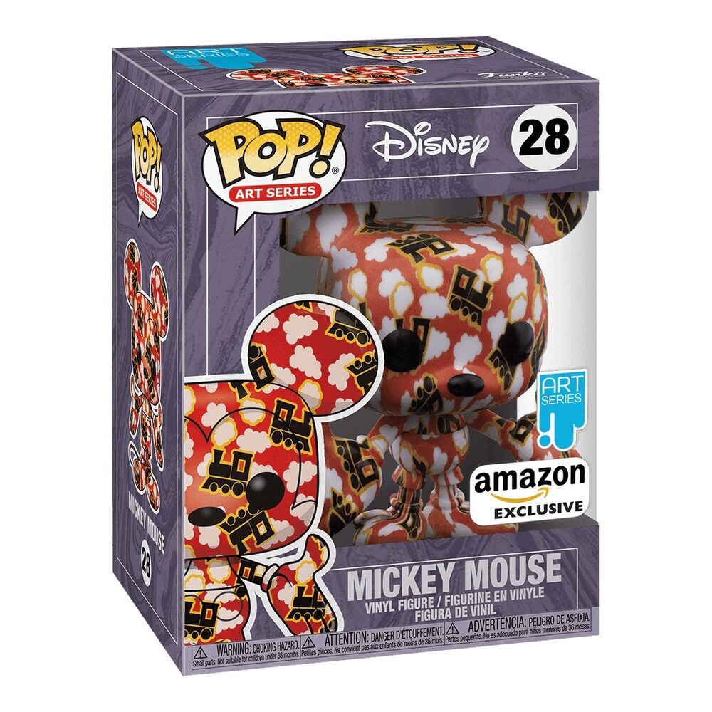 Funko pop! disney: art series - mickey mouse + caja protectora