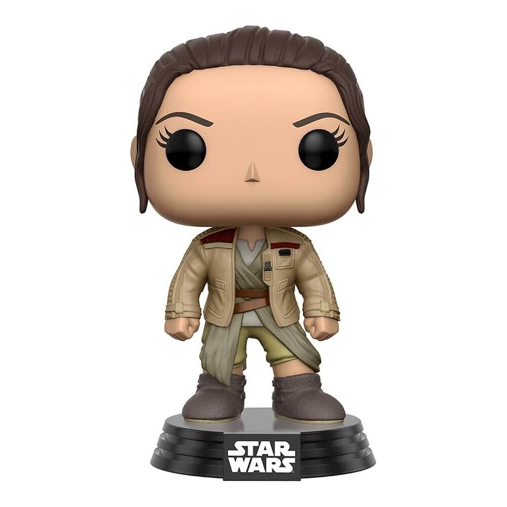 Funko pop! star wars - rey con la chaqueta de finn