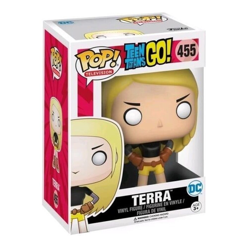 Funko pop! dc - teen titans go - figura terra exclusiva